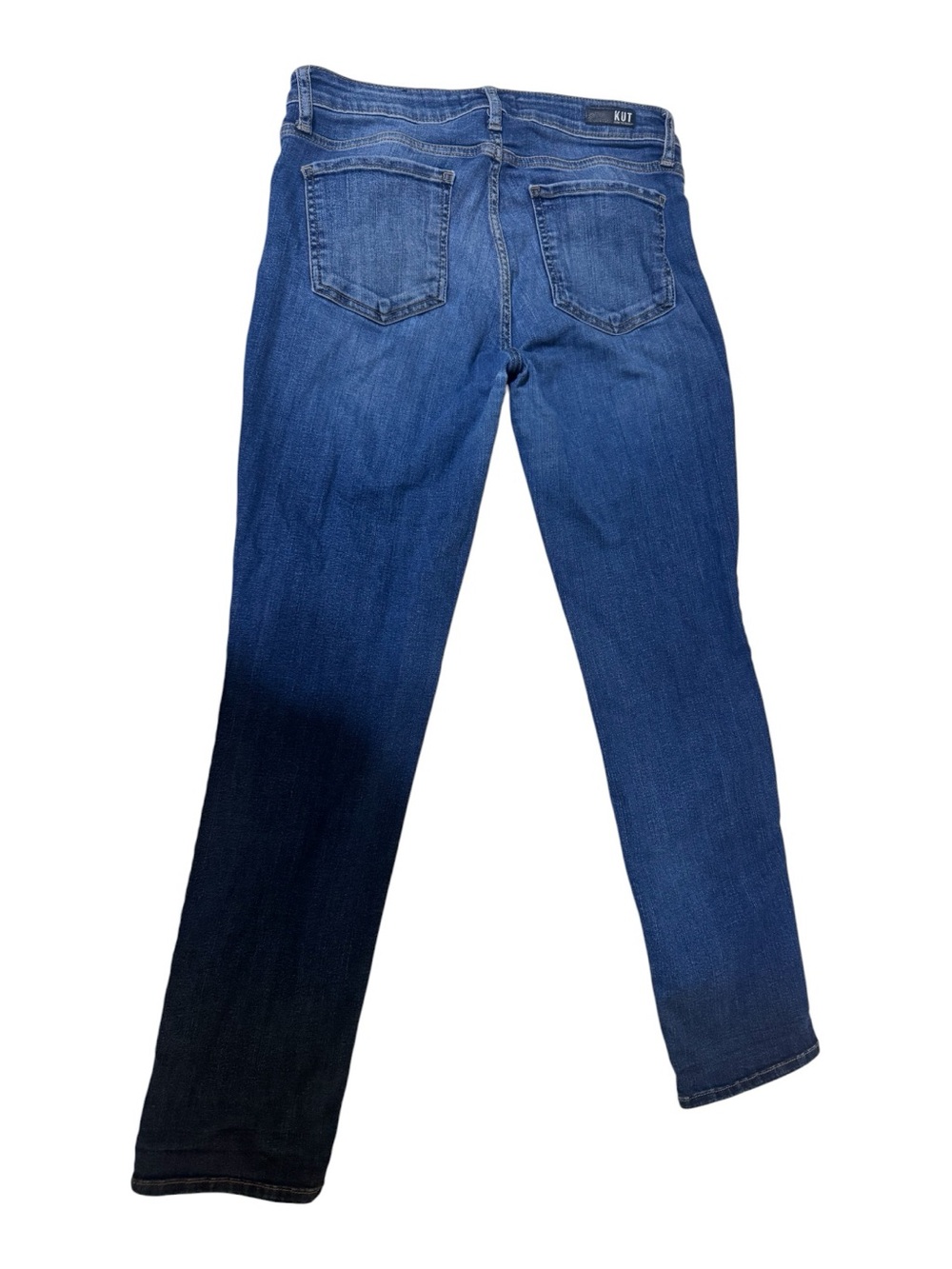 Kut from the Kloth Straight-Leg Jeans in Dark Blue Denim - Picture 5 of 8